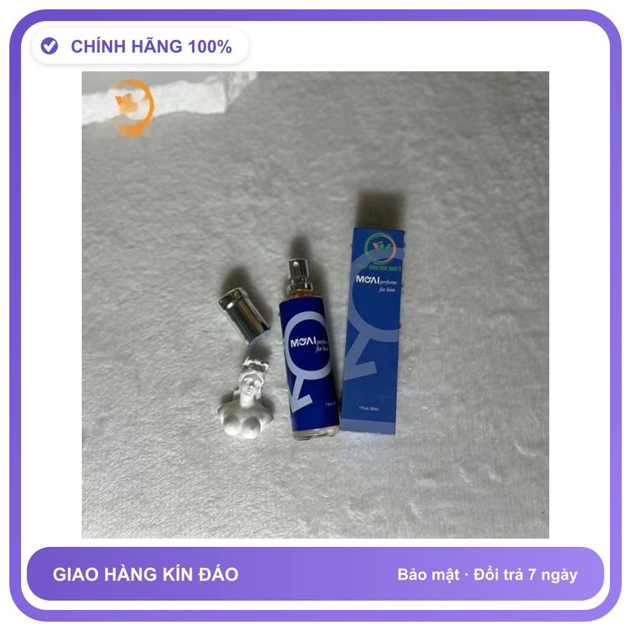 Nước Hoa Tăng Sinh Lý Nam Và Nữ Moai Perfume For Him cực mạnh Chai 30ml - Hương Quyến Rũ Cuốn Hút Loại Tốt
