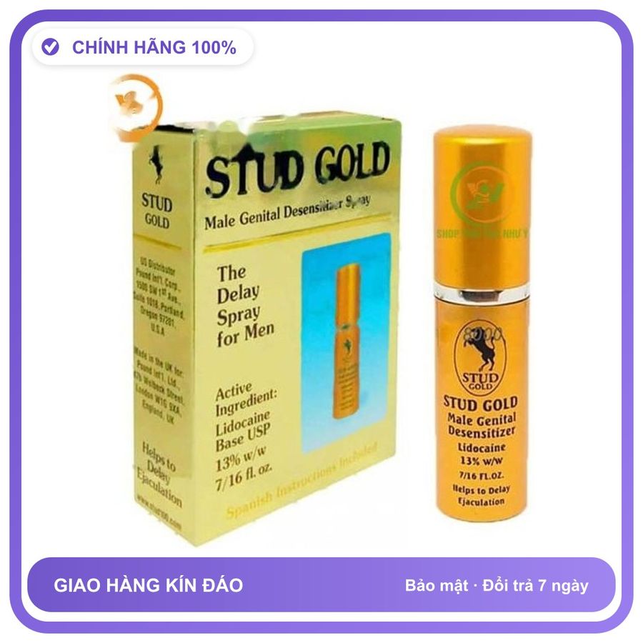 Viên uống hỗ trợ tăng cường sinh lý nam giới Chai xịt kéo dài thời gian quan hệ cho nam giới Stud Gol Hàng Nhập Khẩu