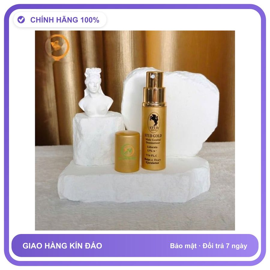 Viên uống hỗ trợ tăng cường sinh lý nam giới Chai xịt kéo dài thời gian quan hệ cho nam giới Stud Gol Mẫu Chuẩn