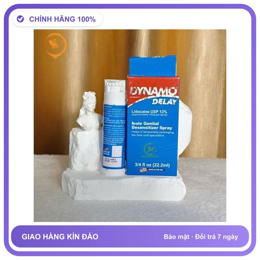 Viên uống hỗ trợ tăng cường sinh lý nam giới Chai xịt chống xuất tinh sớm Dynamo delay kéo dài thời g Bản Tiêu Chuẩn