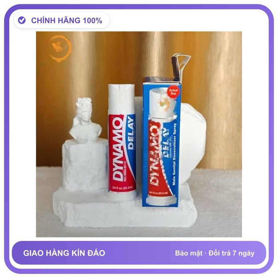 Viên uống hỗ trợ tăng cường sinh lý nam giới Chai xịt chống xuất tinh sớm Dynamo delay kéo dài thời g Cao Cấp