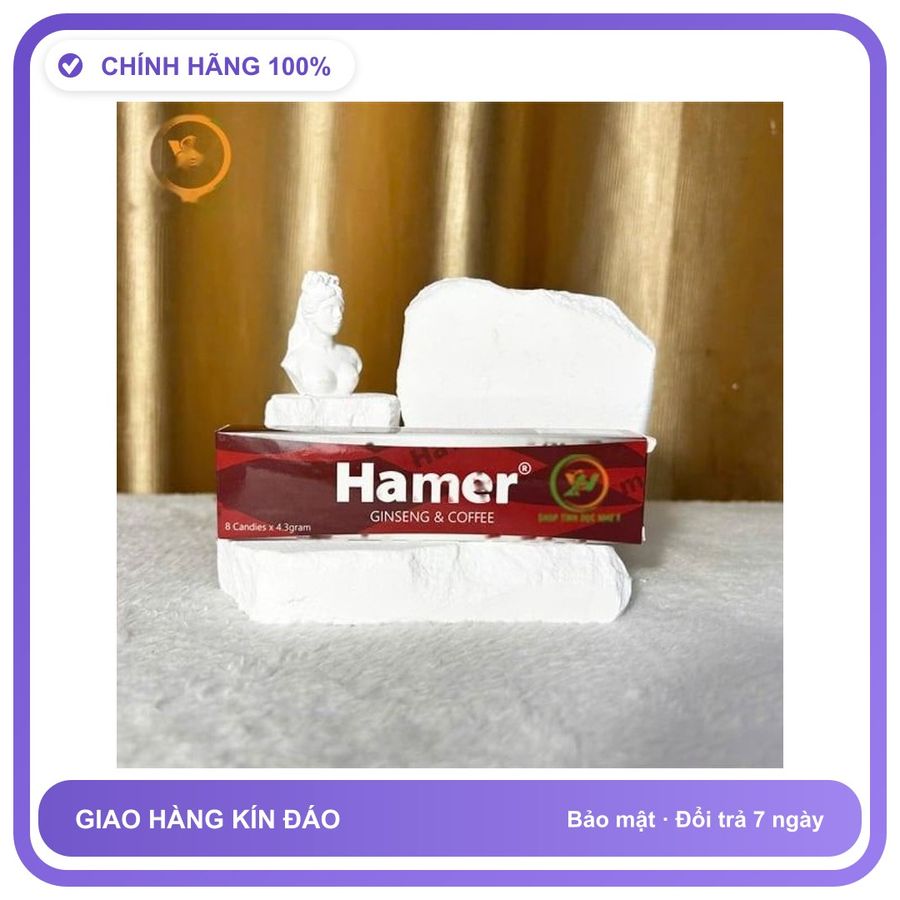 Viên uống hỗ trợ tăng cường sinh lý nam giới Viên Kẹo ngậm hamer tăng cường sinh lý nam loại 1 USA Mẫu Mới