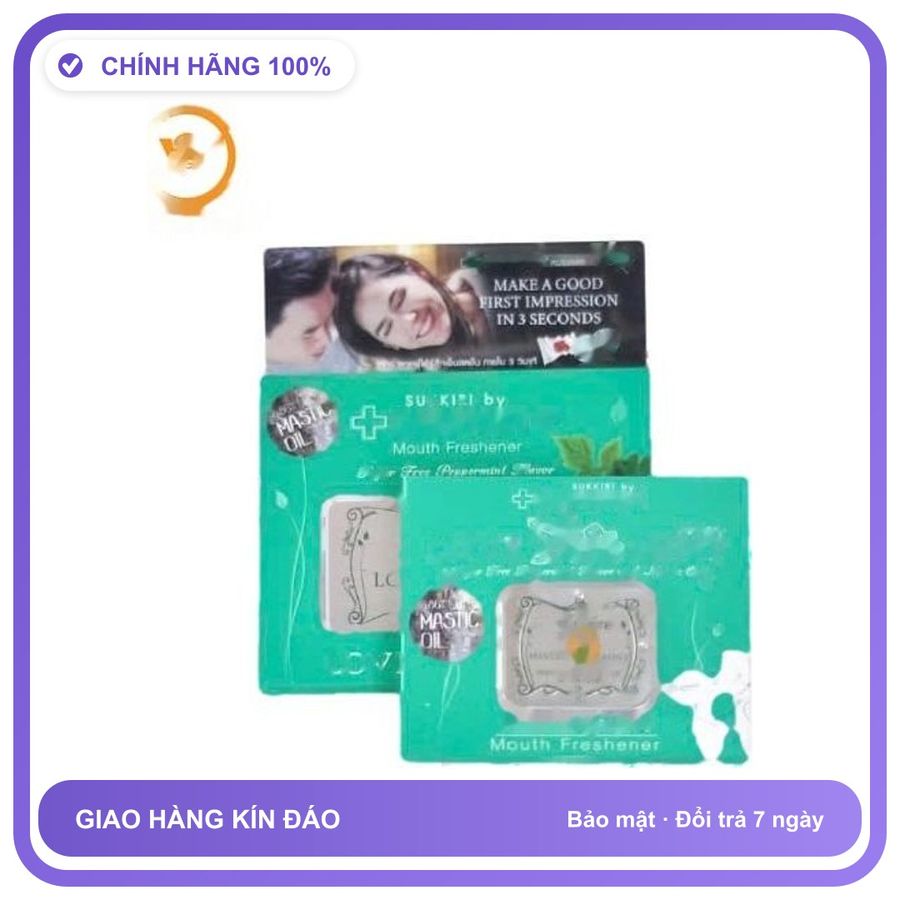 Viên uống hỗ trợ tăng cường sinh lý nam giới Kẹo bạc hà ngậm quan hệ miệng tăng khoái cảm Dentiste Ma Cao Cấp