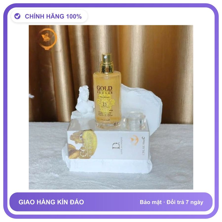 Nước Hoa Tăng Sinh Lý Nam Và Nữ cực mạnh Gold Powder D - Hương Quyến Rũ Cuốn Hút Chính Hãng An Toàn Tiện Lợi Giao Nhanh Toàn Quốc Mẫu Mới