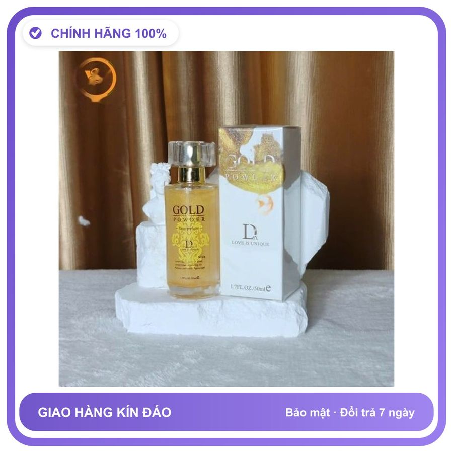 Nước Hoa Tăng Sinh Lý Nam Và Nữ cực mạnh Gold Powder D - Hương Quyến Rũ Cuốn Hút Chính Hãng An Toàn Tiện Lợi Giao Nhanh Toàn Quốc Cao Cấp