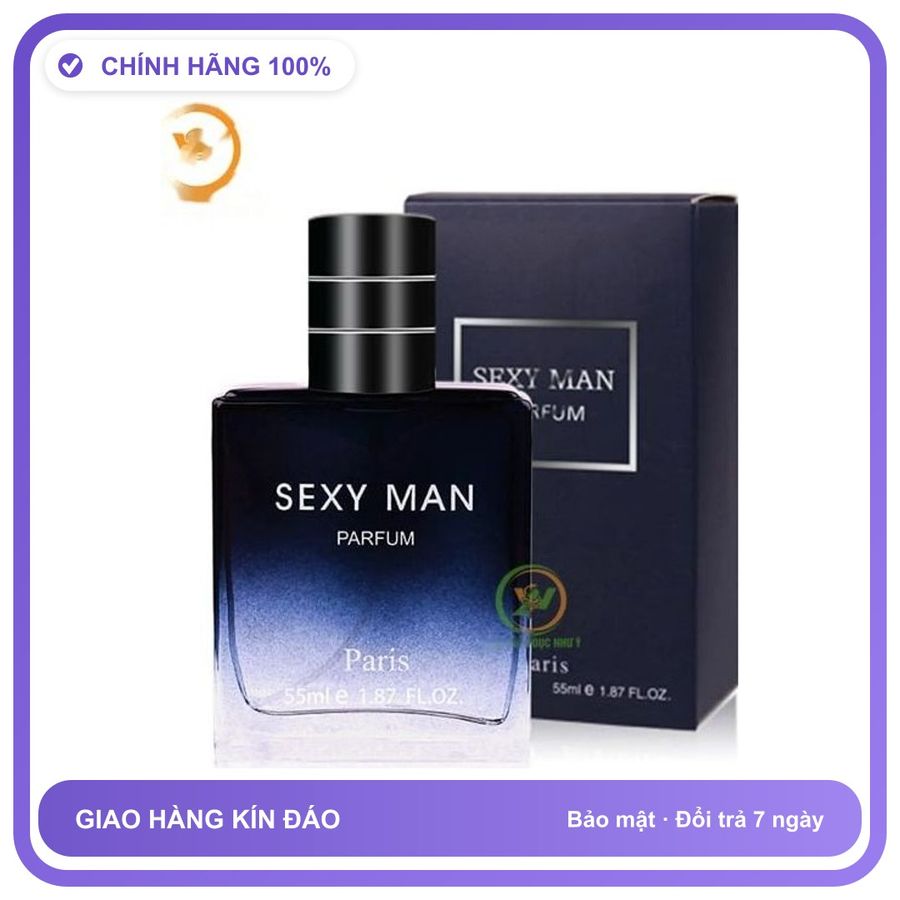 Nước Hoa Tăng Sinh Lý Nam Và Nữ SEXY MAN PARFUM cực mạnh Pháp - Hương Quyến Rũ Cuốn Hút Hàng Nhập Khẩu