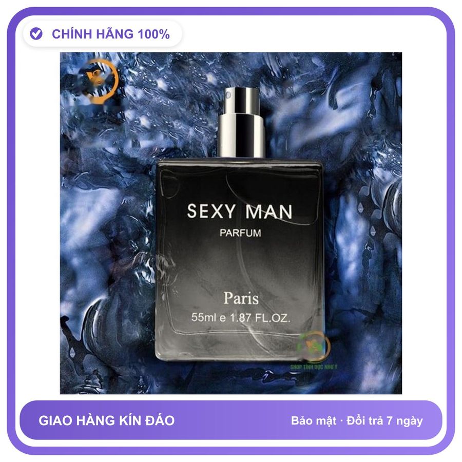 Nước Hoa Tăng Sinh Lý Nam Và Nữ SEXY MAN PARFUM cực mạnh Pháp - Hương Quyến Rũ Cuốn Hút Chính Hãng An Toàn Tiện Lợi Giao Nhanh Toàn Quốc Cao Cấp