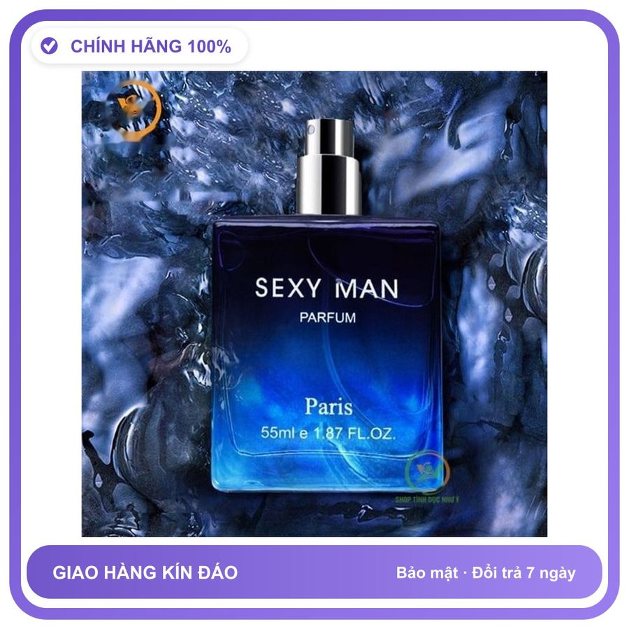 Nước Hoa Tăng Sinh Lý Nam Và Nữ SEXY MAN PARFUM cực mạnh Pháp - Hương Quyến Rũ Cuốn Hút Chính Hãng An Toàn Tiện Lợi Giao Nhanh Toàn Quốc Loại Tốt