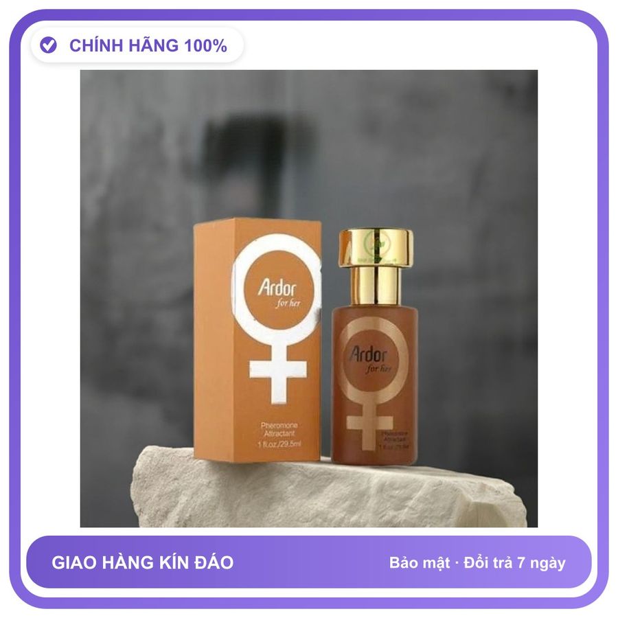Nước Hoa Tăng Sinh Lý Nam Và Nữ cực mạnh Ardor For Her - Hương Quyến Rũ Cuốn Hút Chính Hãng An Toàn Tiện Lợi Giao Nhanh Toàn Quốc Hàng Nhập Khẩu