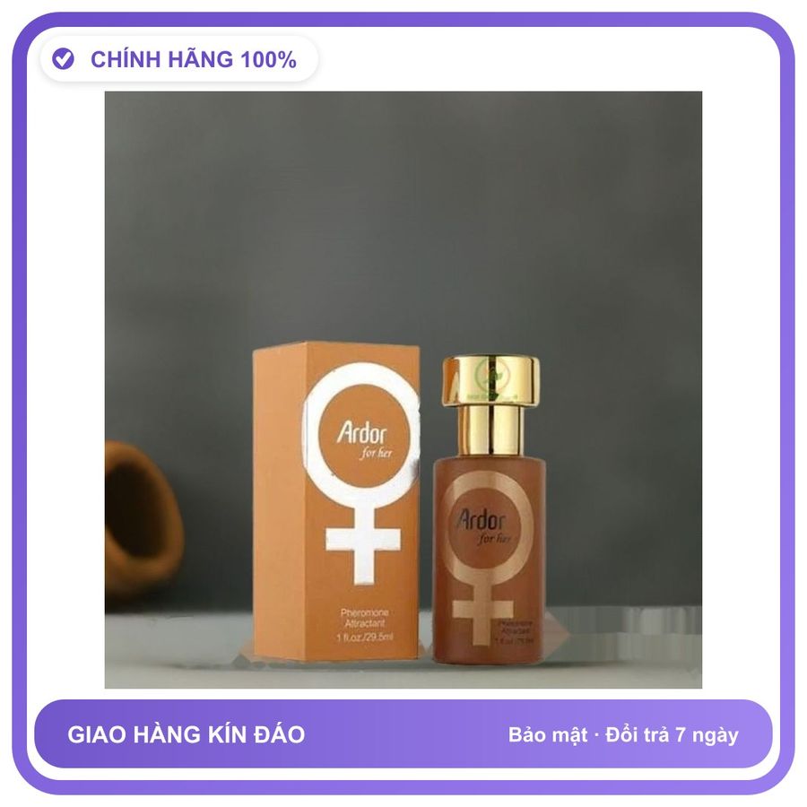 Nước Hoa Tăng Sinh Lý Nam Và Nữ cực mạnh Ardor For Her - Hương Quyến Rũ Cuốn Hút Chính Hãng An Toàn Tiện Lợi Giao Nhanh Toàn Quốc Mẫu Mới