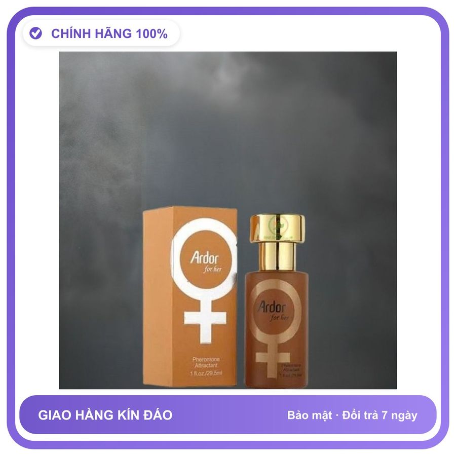 Nước Hoa Tăng Sinh Lý Nam Và Nữ cực mạnh Ardor For Her - Hương Quyến Rũ Cuốn Hút Chính Hãng An Toàn Tiện Lợi Giao Nhanh Toàn Quốc Cao Cấp