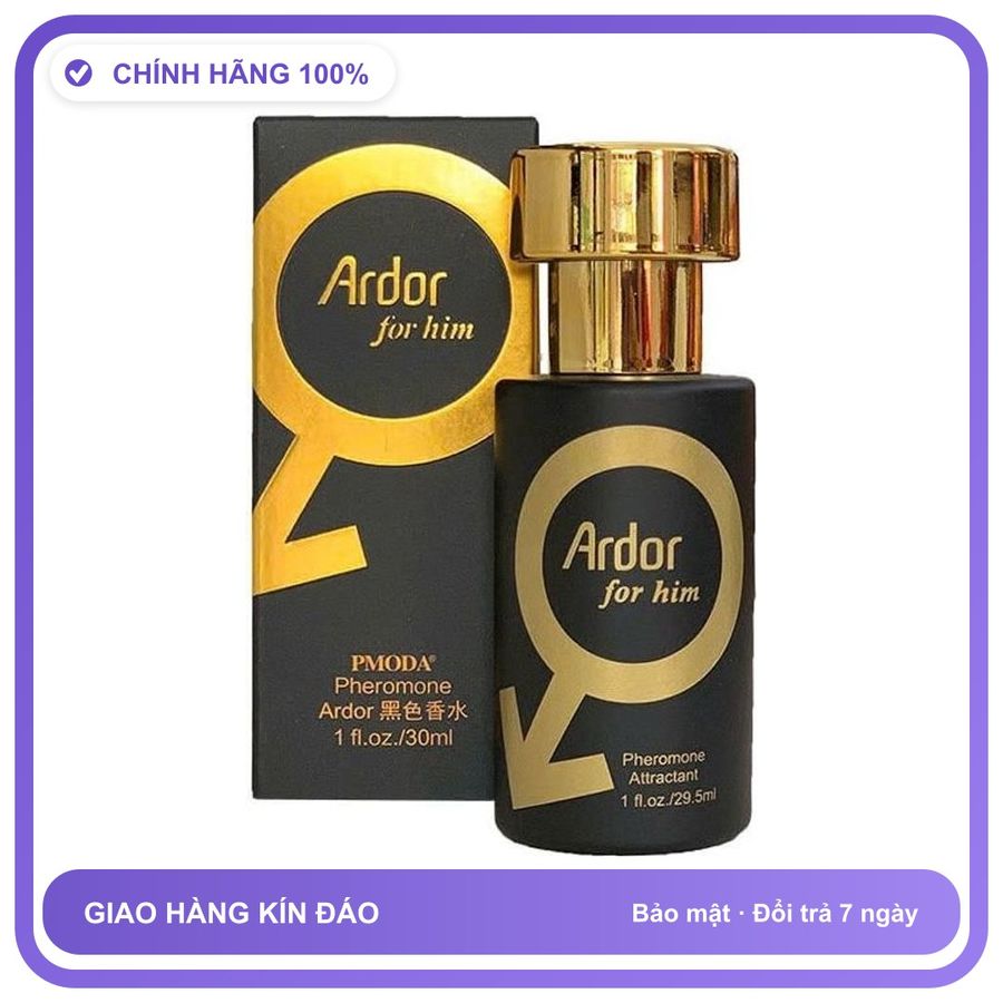 Nước Hoa Tăng Sinh Lý Nam Và Nữ cực mạnh Ardor For Him - Hương Quyến Rũ Cuốn Hút Chính Hãng An Toàn Tiện Lợi Giao Nhanh Toàn Quốc Hàng Nhập Khẩu