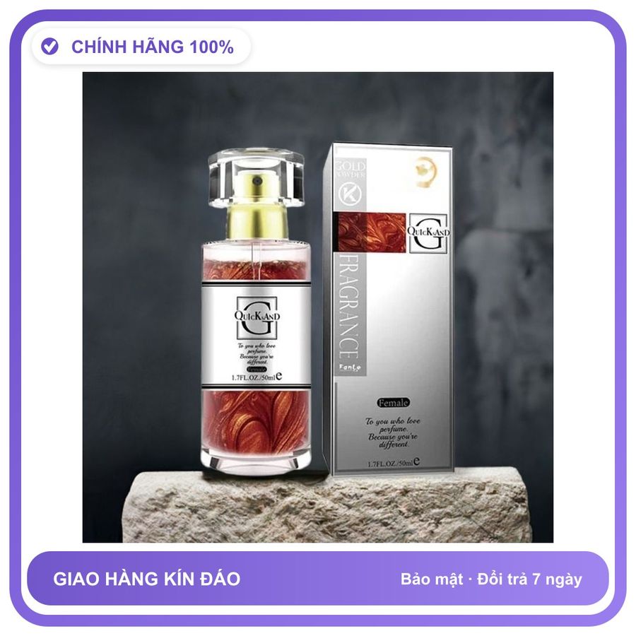 Nước Hoa Tăng Sinh Lý Nam Và Nữ cực mạnh Quicksand hàng Chai 50ml - Hương Quyến Rũ Cuốn Hút Hàng Nhập Khẩu