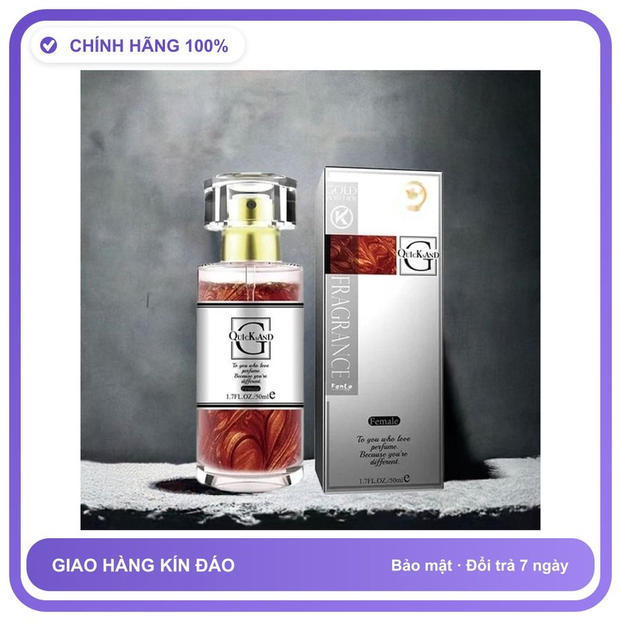 Nước Hoa Tăng Sinh Lý Nam Và Nữ cực mạnh Quicksand hàng Chai 50ml - Hương Quyến Rũ Cuốn Hút Chính Hãng An Toàn Tiện Lợi Giao Nhanh Toàn Quốc Cao Cấp