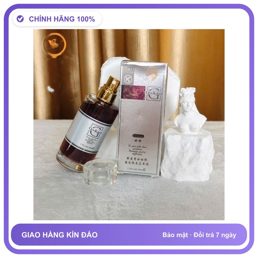 Nước Hoa Tăng Sinh Lý Nam Và Nữ cực mạnh Quicksand hàng Chai 50ml - Hương Quyến Rũ Cuốn Hút Hàng Chuẩn
