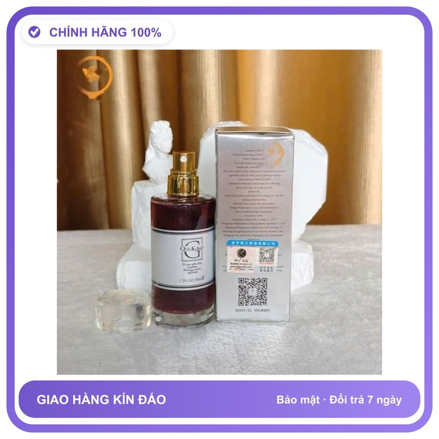 Nước Hoa Tăng Sinh Lý Nam Và Nữ cực mạnh Quicksand hàng Chai 50ml - Hương Quyến Rũ Cuốn Hút Chính Hãng An Toàn Tiện Lợi Giao Nhanh Toàn Quốc Bản Mới