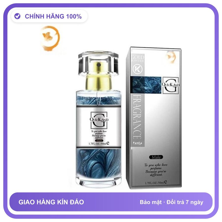 Nước Hoa Tăng Sinh Lý Nam Và Nữ cực mạnh Quicksand hàng Chai 50ml - Hương Quyến Rũ Cuốn Hút Hàng Nhập Khẩu Chính Hãng