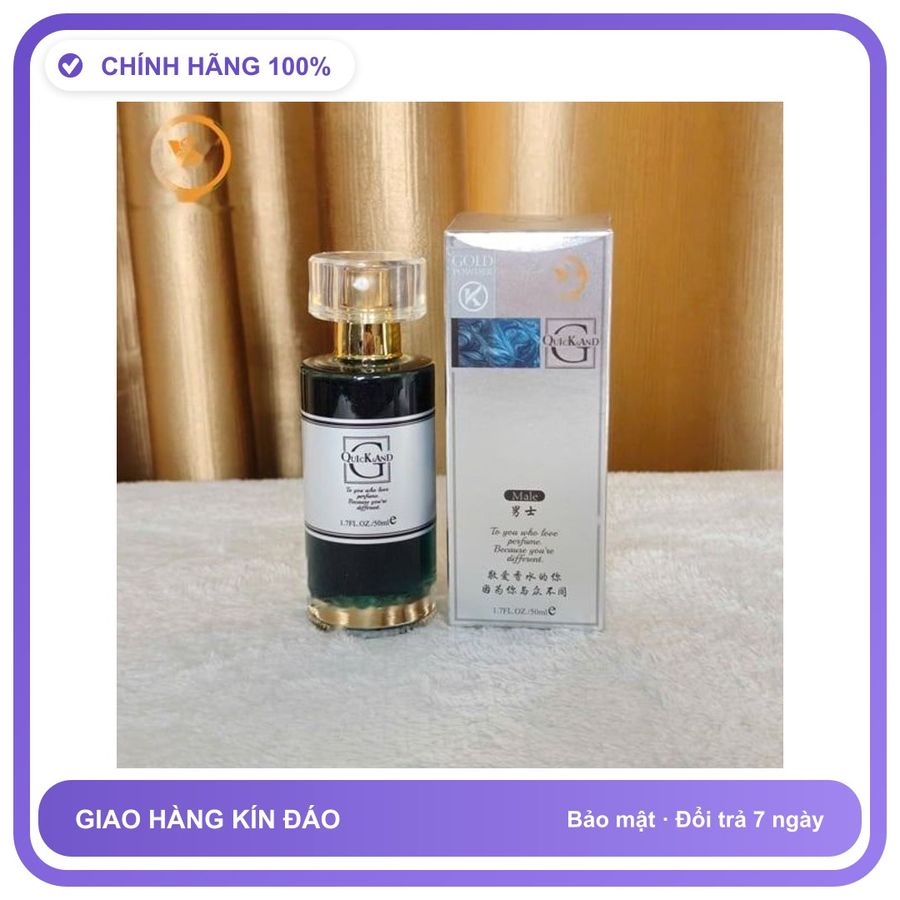 Nước Hoa Tăng Sinh Lý Nam Và Nữ cực mạnh Quicksand hàng Chai 50ml - Hương Quyến Rũ Cuốn Hút Loại Tốt Hàng Nhập Khẩu