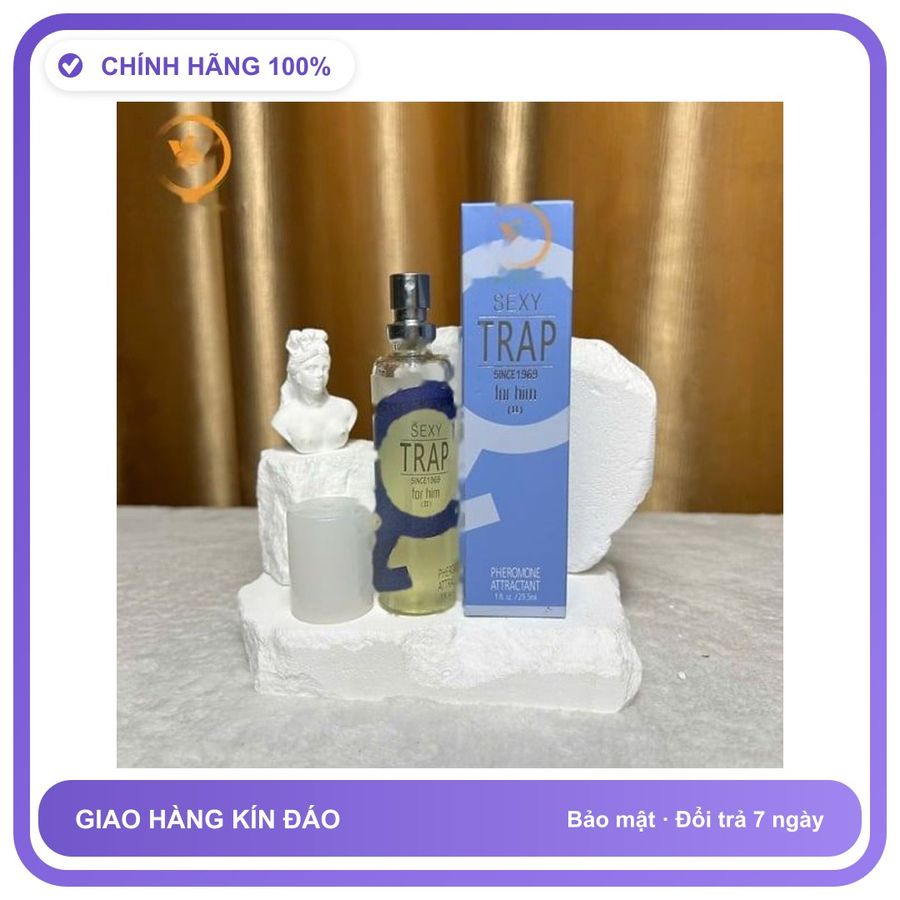 Nước Hoa Tăng Sinh Lý Nam Và Nữ Sexy Trap For Him cực mạnh - Hương Quyến Rũ Cuốn Hút Chính Hãng An Toàn Tiện Lợi Giao Nhanh Toàn Quốc Hàng Nhập Khẩu