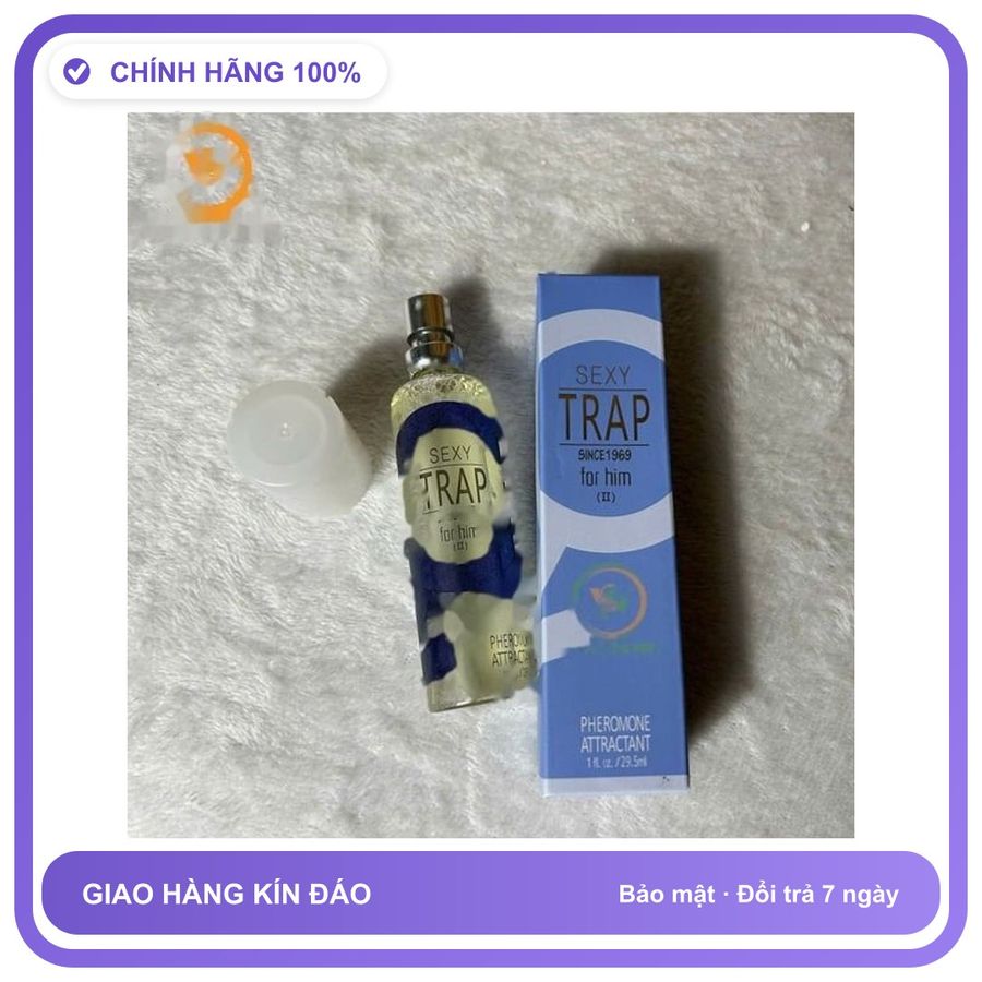 Nước Hoa Tăng Sinh Lý Nam Và Nữ Sexy Trap For Him cực mạnh - Hương Quyến Rũ Cuốn Hút Chính Hãng An Toàn Tiện Lợi Giao Nhanh Toàn Quốc Mẫu Mới