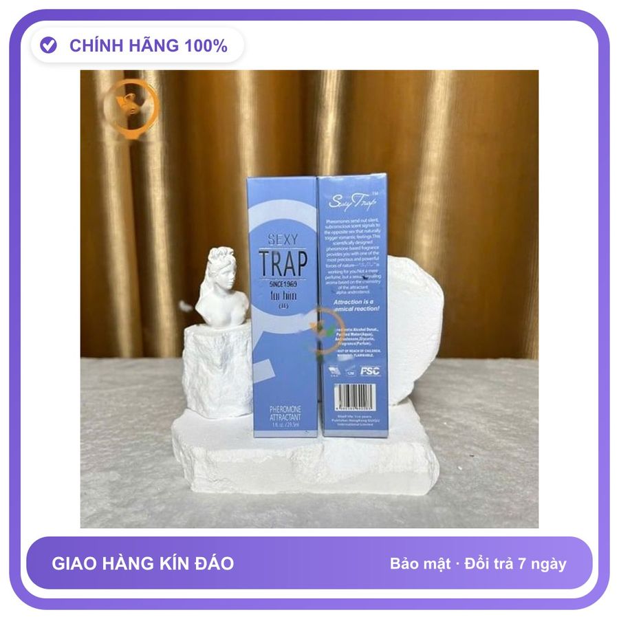 Nước Hoa Tăng Sinh Lý Nam Và Nữ Sexy Trap For Him cực mạnh - Hương Quyến Rũ Cuốn Hút Chính Hãng An Toàn Tiện Lợi Giao Nhanh Toàn Quốc Cao Cấp