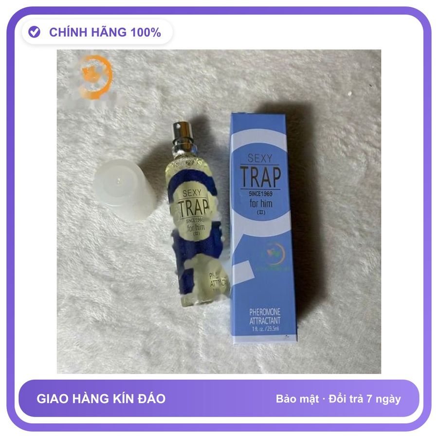 Nước Hoa Tăng Sinh Lý Nam Và Nữ Sexy Trap For Him cực mạnh - Hương Quyến Rũ Cuốn Hút Chính Hãng An Toàn Tiện Lợi Giao Nhanh Toàn Quốc Loại Tốt