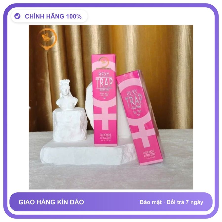 Nước Hoa Tăng Sinh Lý Nam Và Nữ Sexy Trap For Her cực mạnh - Hương Quyến Rũ Cuốn Hút Chính Hãng An Toàn Tiện Lợi Giao Nhanh Toàn Quốc Hàng Nhập Khẩu