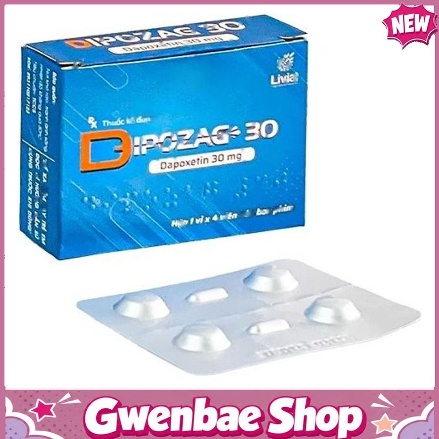 Dipozag 30 - Hỗ Trợ Kéo Dài Thời Gian Quan Hệ (Hộp 4 Viên) Gwenshop Chính Hãng
