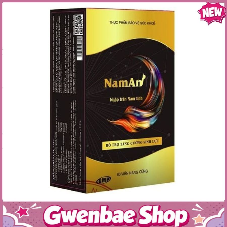 Viên Uống Naman - Hỗ Trợ Tăng Cường Sinh Lực Phái Mạnh (Hộp 60 Viên) Gwenshop Chính Hãng