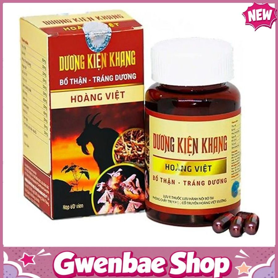 Dương Kiện Khang Hoàng Việt - Hỗ Trợ Mạnh Gân Cốt (Hộp 60 Viên) Gwenshop Chính Hãng