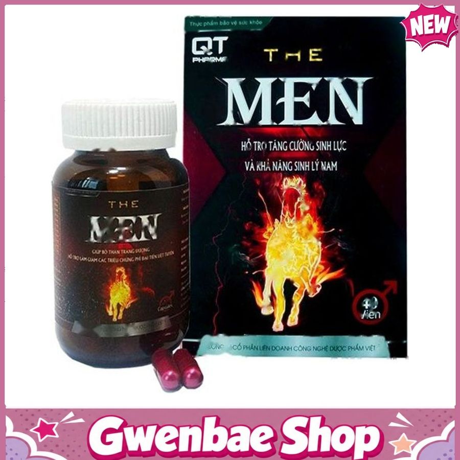 Viên Uống The Men - Hỗ Trợ Giảm Nguy Cơ Mãn Dục Sớm Ở Nam Giới (Hộp 40 Viên) Gwenshop Chính Hãng