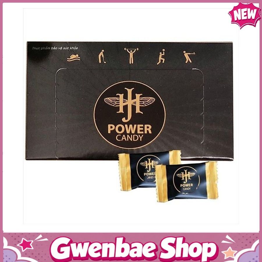 Power Candy - Kẹo Giúp Tăng Cường Sinh Lực Phái Mạnh (Hộp 20 Viên) Gwenshop Chính Hãng