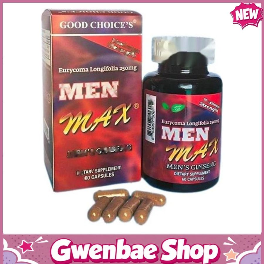 Men Max - Hỗ Trợ Hạn Chế Mãn Dục Ở Nam Giới (Hộp 60 Viên) Gwenshop Chính Hãng