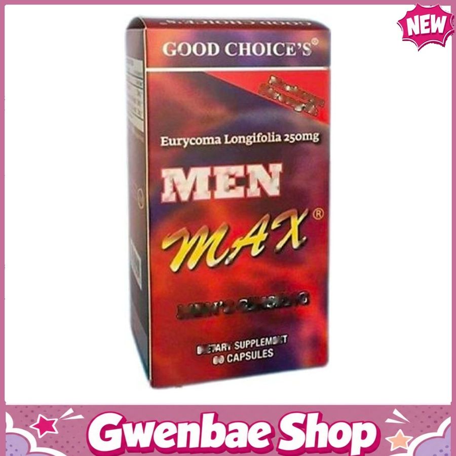 Men Max - Hỗ Trợ Hạn Chế Mãn Dục Ở Nam Giới (Hộp 60 Viên) Gwenshop Chính Hãng Hàng Nhập Khẩu
