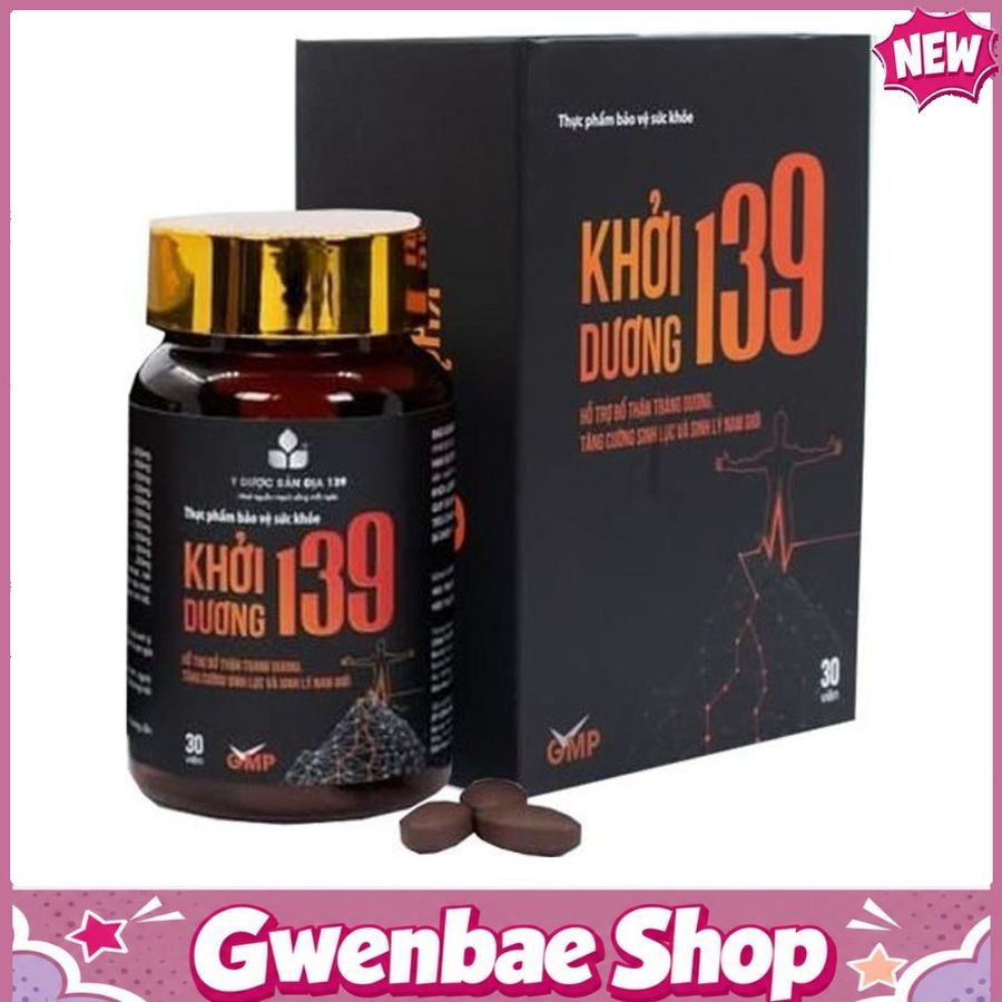 Khởi Dương 139 - Hỗ Trợ Bổ Thận, Tráng Dương, Tăng Cường Sức Khỏe Sinh Lý (Hộp 30 Viên) Gwenshop Chính Hãng
