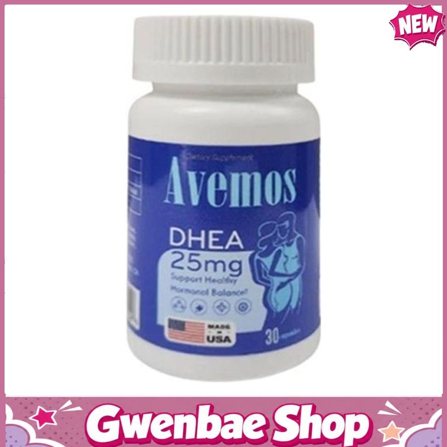 Avemos DHEA 25mg - Hỗ Trợ Sinh Lý Cho Nam Và Nữ Gwenshop Chính Hãng Mẫu Mới