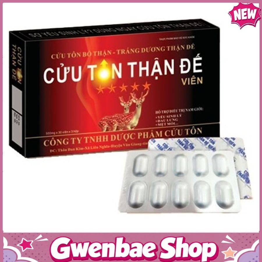 Cửu Tôn Thận Đế - Hỗ Trợ Cải Thiện Sinh Lý Nam Giới Gwenshop Chính Hãng