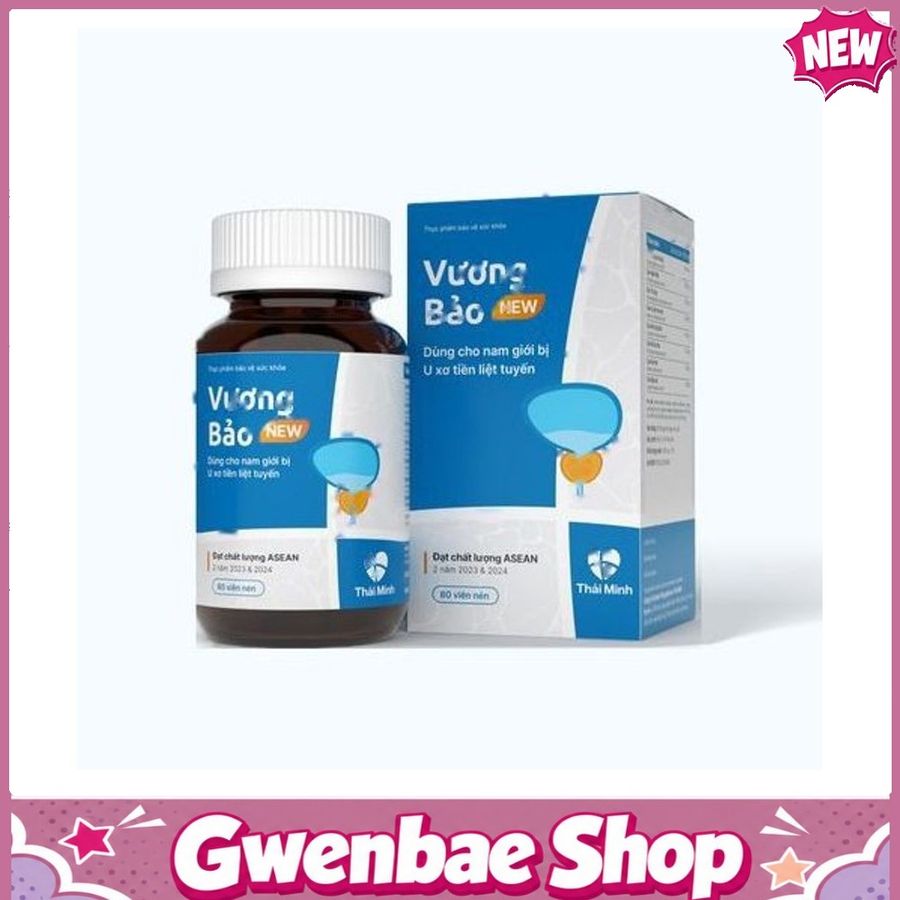 Vương Bảo New - Dùng Cho Nam Giới Bị U Xơ Tiền Liệt Tuyến Gwenshop Chính Hãng