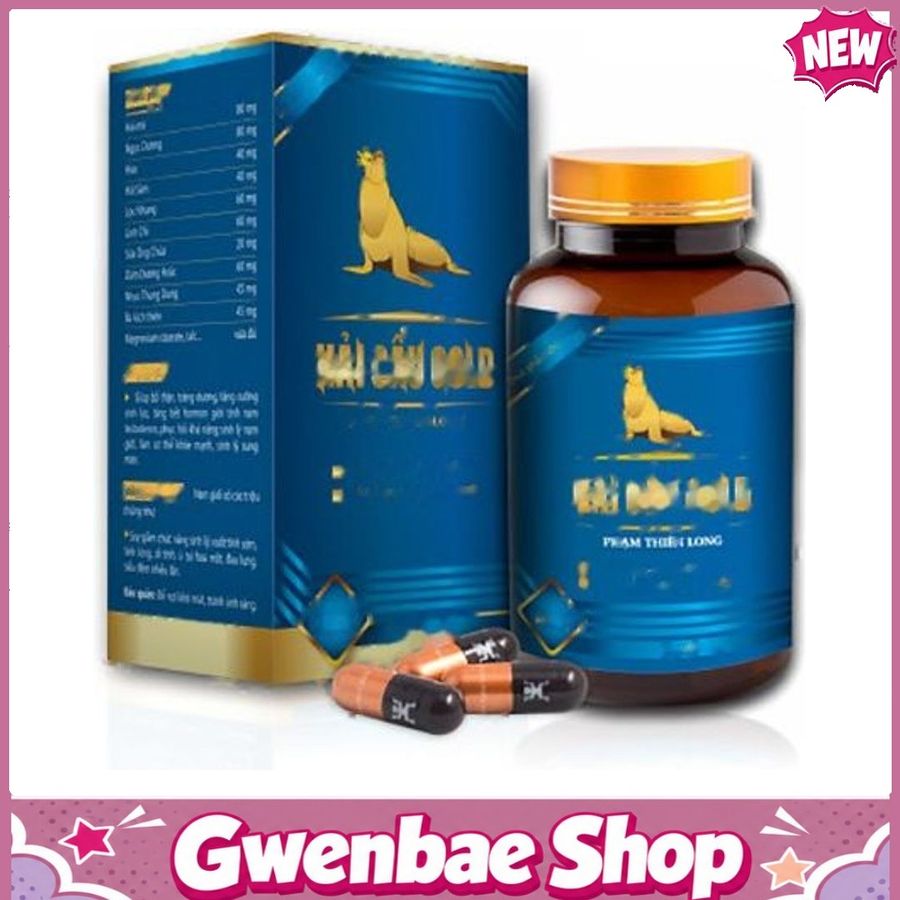Hải Cẩu Gold Phạm Thiên Long (Đông Dược Việt) - Giúp Phục Hồi Khả Năng Sinh Lý Phái Mạnh Gwenshop Chính Hãng Mẫu Mới