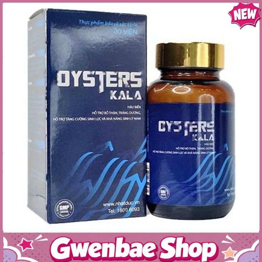 Viên Uống Oysters Kala - Hỗ Trợ Tăng Cường Sinh Lực & Khả Năng Sinh Lý Nam Gwenshop Chính Hãng