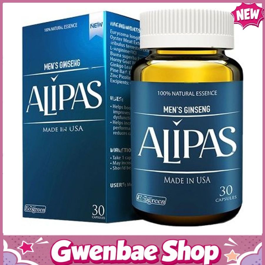 Viên Uống Sâm ALIPAS - Cải Thiện Tình Trạng Vô Sinh & Hiếm Muộn Do Tinh Trùng Yếu Gwenshop Chính Hãng