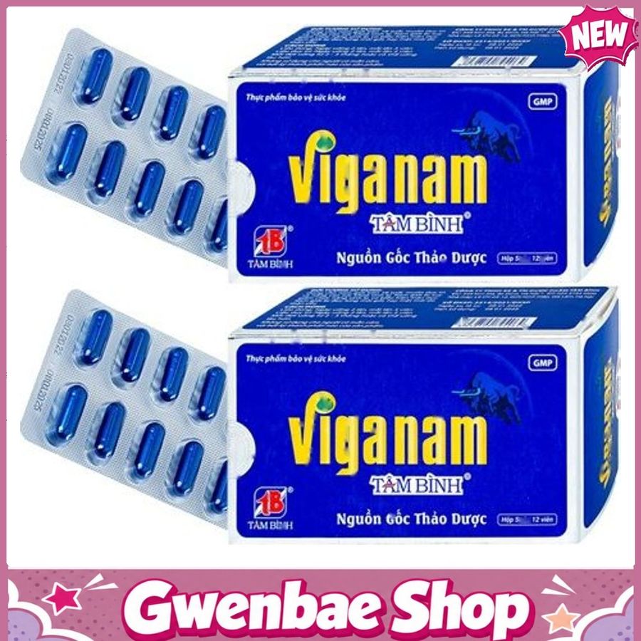 Viganam Tâm Bình - Hỗ Trợ Tăng Cường Sinh Lực Gwenshop Chính Hãng Mẫu Mới