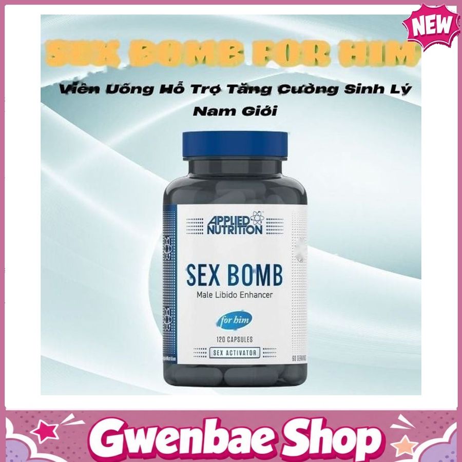 Applied Nutrition Sex Bomb For Him Hỗ Trợ Sinh Lý 120 Viên Gwenshop Chính Hãng Bản Tiêu Chuẩn