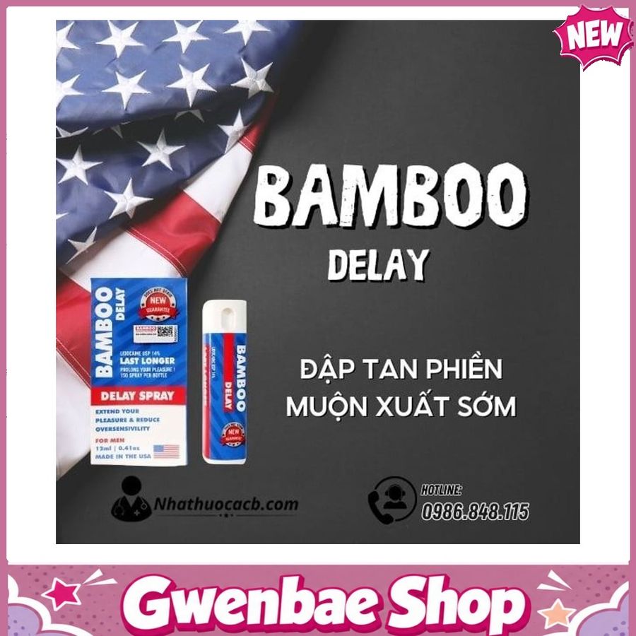Bamboo Delay Giúp Kéo Dài Thời Gian Quan Hệ Hiệu Quả Gwenshop Chính Hãng Hàng Nhập Khẩu
