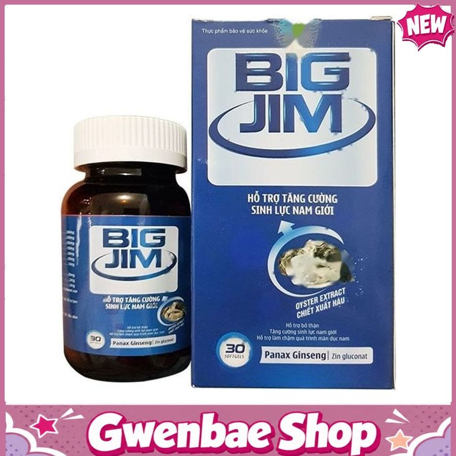 Big Jim Bổ Thận, Tăng Cường Sinh Lý Nam Giới Gwenshop Chính Hãng