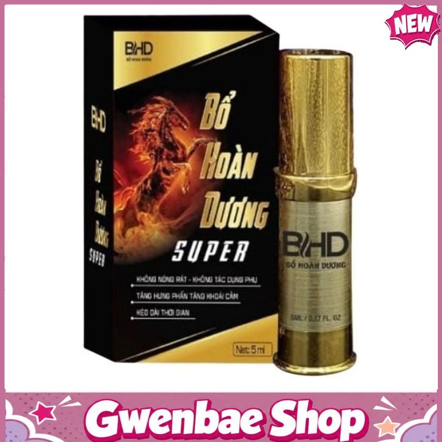 Bổ Hoàn Dương Super Chai Xịt Hỗ Trợ Sinh Lý Nam Gwenshop Chính Hãng
