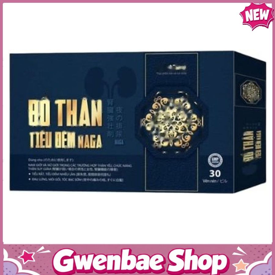 Bổ Thận Tiểu Đêm Naga Hỗ Trợ Dưỡng Thận, Tăng Cường Sinh Lực Phái Mạnh Gwenshop Chính Hãng Mẫu Mới