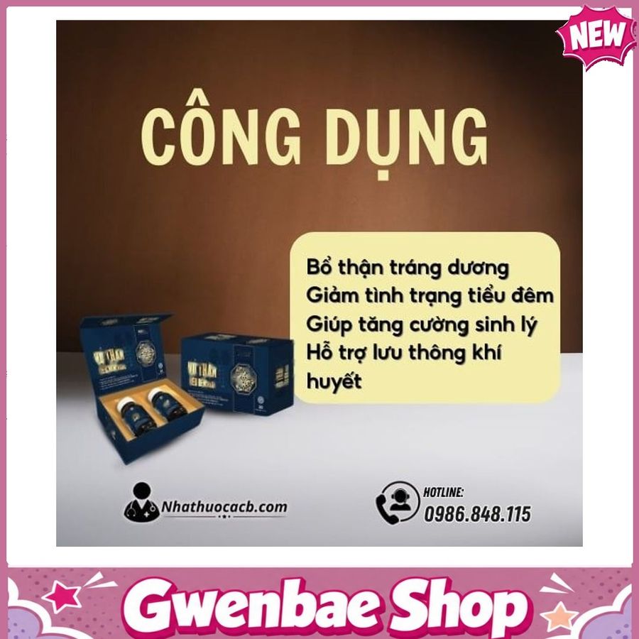 Bổ Thận Tiểu Đêm Naga Hỗ Trợ Dưỡng Thận, Tăng Cường Sinh Lực Phái Mạnh Gwenshop Chính Hãng Bản Tiêu Chuẩn