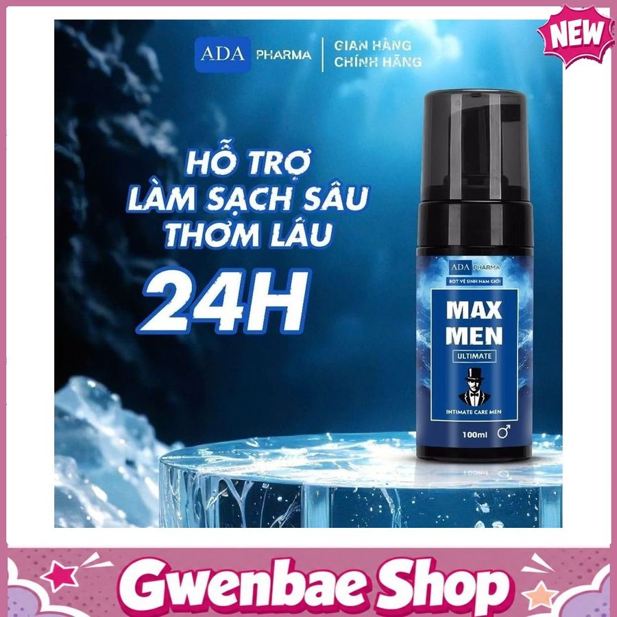 Bọt Vệ Sinh Nam Giới Max Men ADA 100ml Gwenshop Chính Hãng