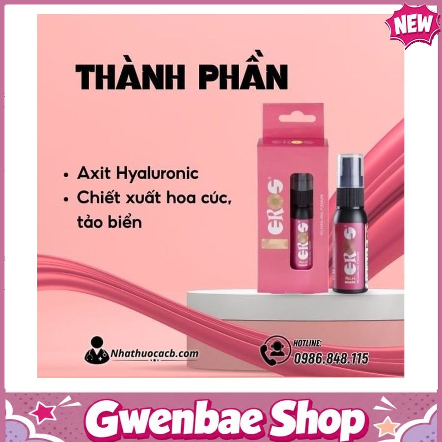 Chai Xịt EROS RELAX WOMAN Kéo Dài Thời Gian Quan Hệ Gwenshop Chính Hãng Loại Tốt
